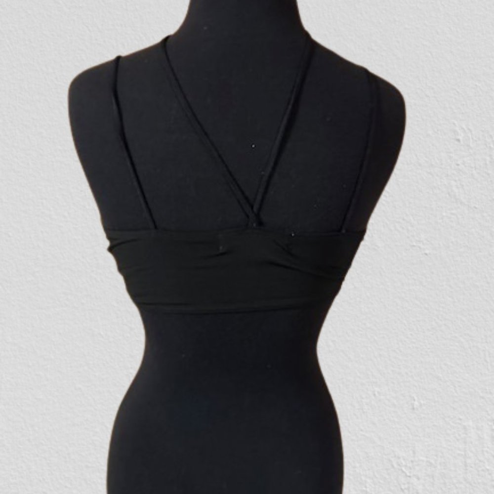 Black Seamless Brami with Chocker Neck Bralette  4340  NWT Boutique - Picture 6 of 11